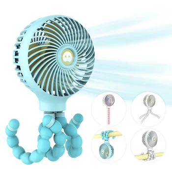 

3.7V 3W USB Clip Fans 3 Speeds Small Desktop/Table Fan Portable Cooling Fan Operation Super Mute Ventilator