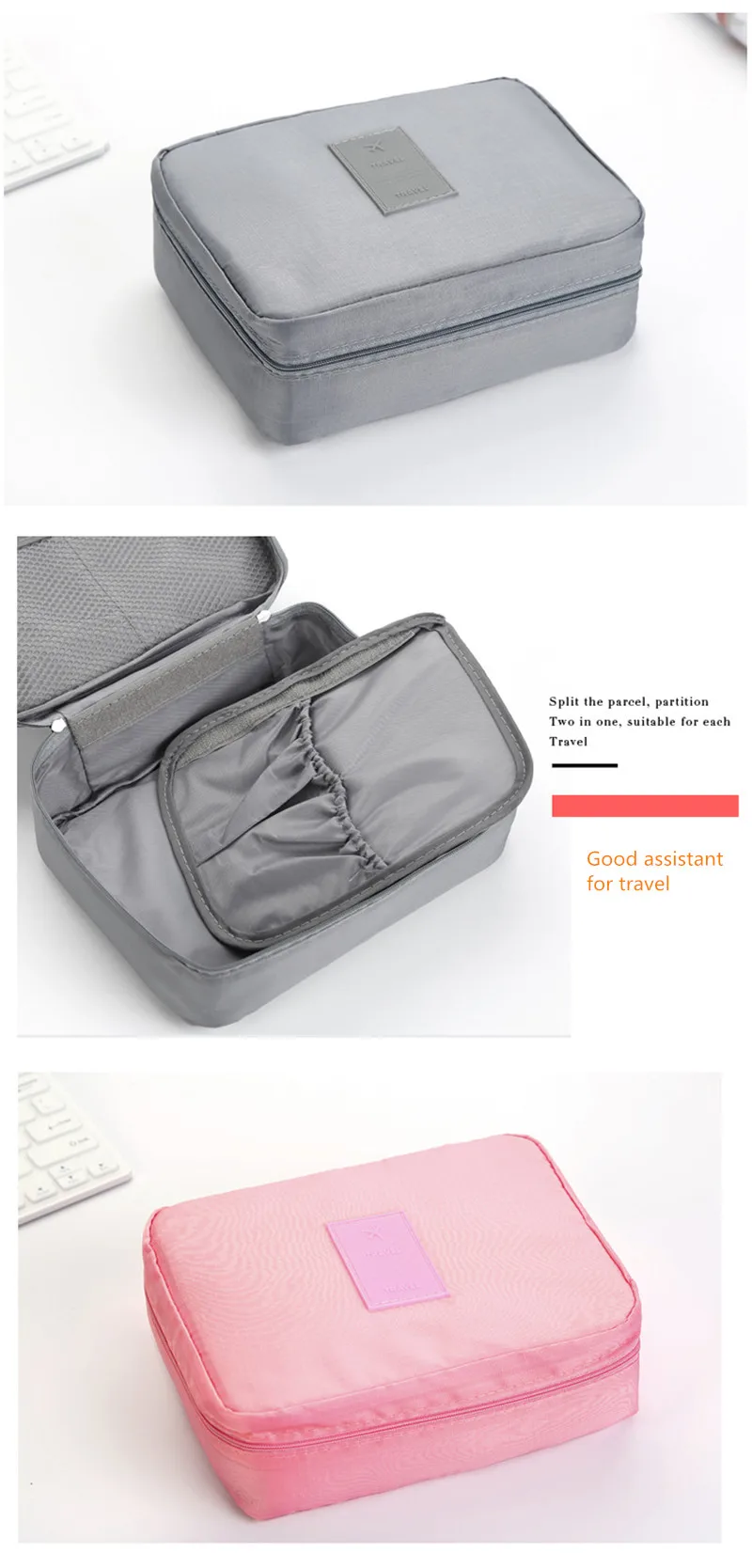 Cosmetic Organizer Bag Waterproof Female Storage Make up Cases Fashion Multifunction Travel Storage Bag Organizer For Makeup