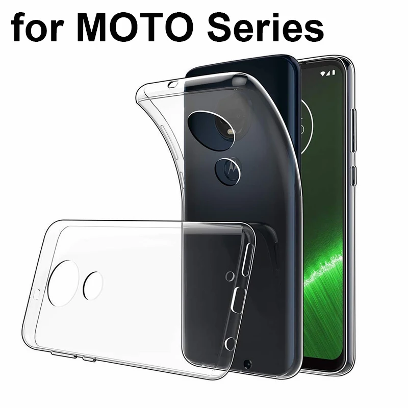 Для MOTO G7 G6 Plus G5S G5 Z2 Z3 Play P30 NoteSoft TPU чехол Силиконовый противоударный с защитой от
