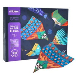 Mideer – avion amusant et populaire pour enfants, papier coloré, jouets Origami éducatifs faits à la main pour bébés de plus de 5 ans 