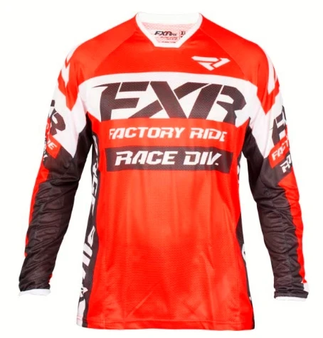 DH Motocross MX FXR, длинный рукав, MTB, Джерси, для езды по пересеченной местности, для езды на мотоцикле, для спуска на гору, Джерси mtb, для мотокросса - Цвет: Оранжевый