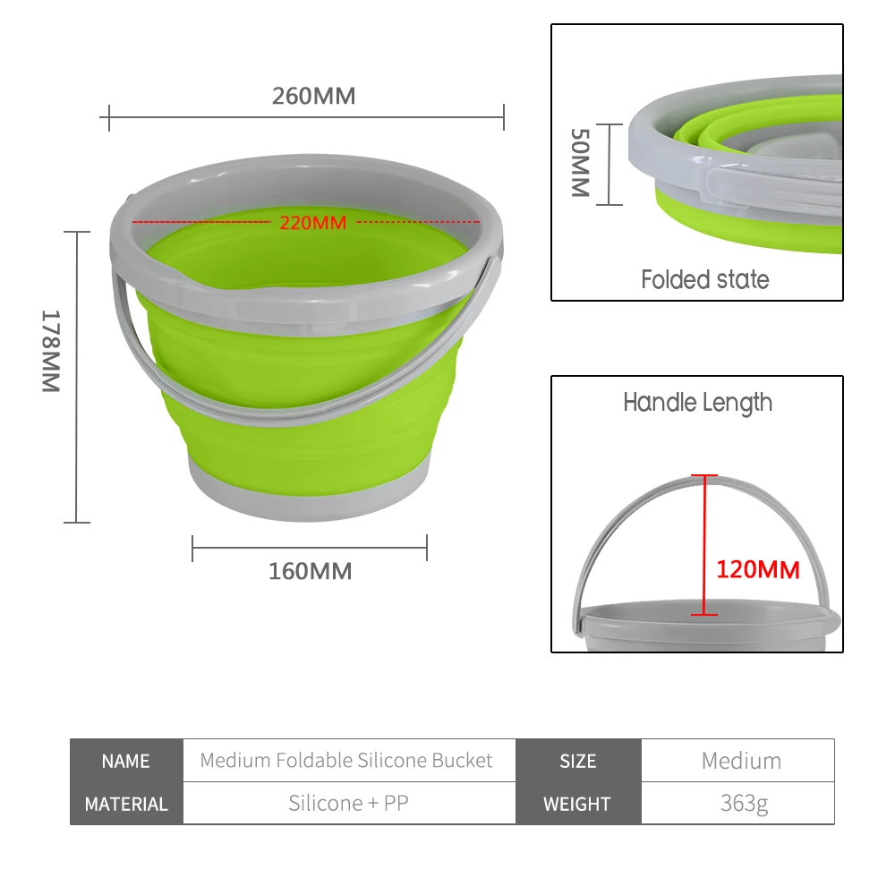 XYj складное ведро, Складывающийся таз, туристическое складное ведро для рыбалки, Походное ведро для мойки автомобилей на открытом воздухе