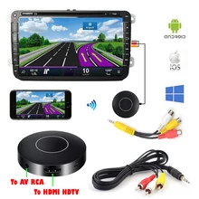 Car Auto Media DLNA Miracast Airplay Screen Mirroring Dongle HDMI AV RCA Output Video Streamer Display
