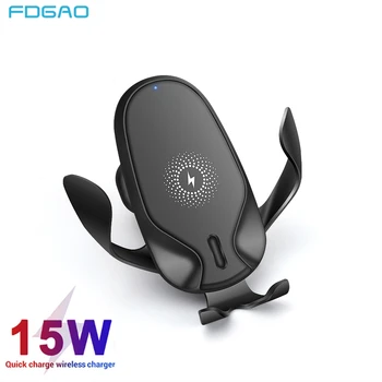 Quick Wireless Car Charger Fast Charging Holder For iPhone 11 Pro Max 8 X XR XS Samsung S20 S10 S9