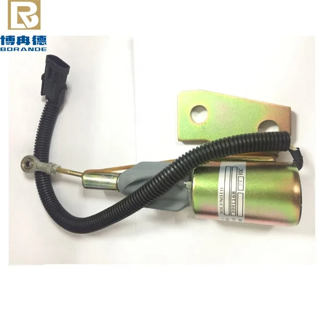 

R130 Engine Stop Fuel Cut Solenoid 24 Volt Stop Solenoid 24V Diesel Engine Stop Solenoid 3991168