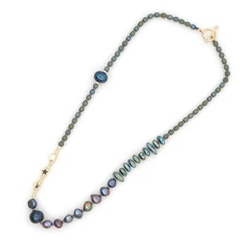 

Go2Boho 2020 Necklace For Women Freshwater Baroque Pearls Choker Star Irregular Stone Beads Necklaces Mujer Boho Perle Jewelry