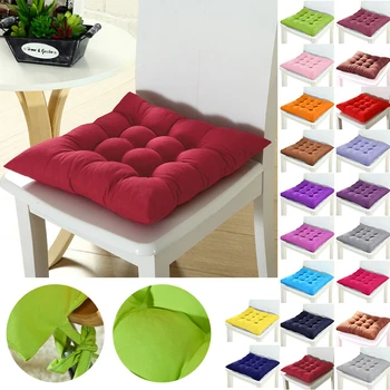 

Winter Office Bar Chair Back Seat Cushions Sofa Pillow Buttocks Seat Cushion Pad Home Chair Cushion 37x37cm 1/2/4pcs