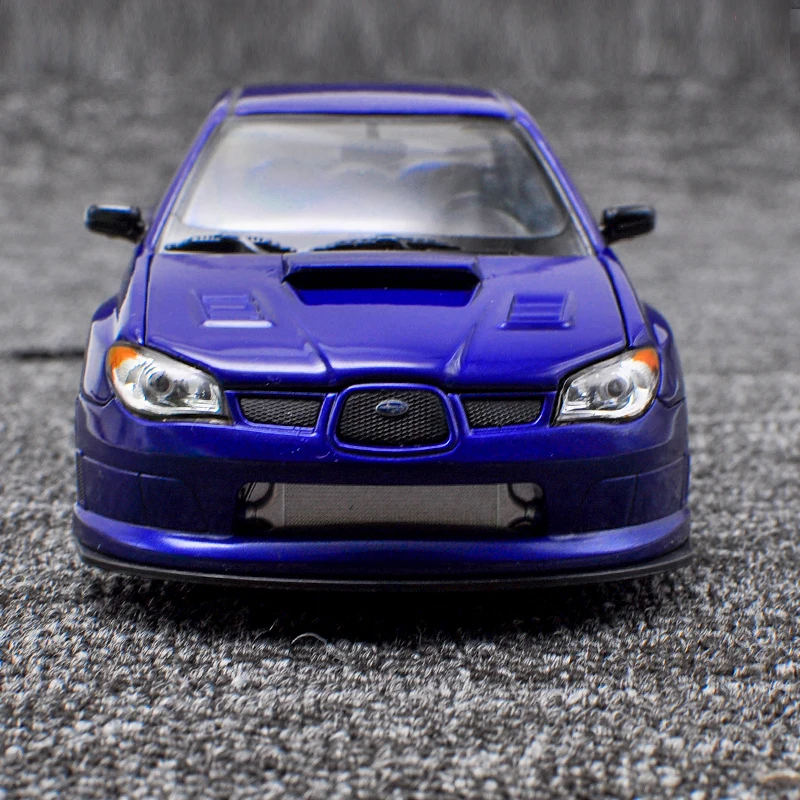 Welly масштаб 1/24 Subaru Impreza WRX STI гоночный спортивный автомобиль литой Дисплей модель