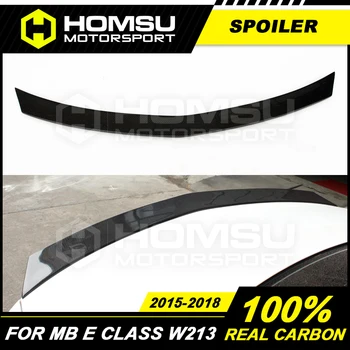

V R Style Carbon spoiler for Benz E Class W213 Sedan rear boot duck spoiler carbon fiber rear wings car Styling 2015-2018