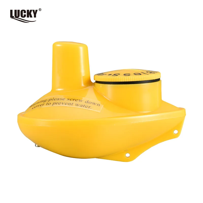 Русское меню! Эхолот LUCKY watch рыболокатор беспроводной эхолот дальность 180 футов (60