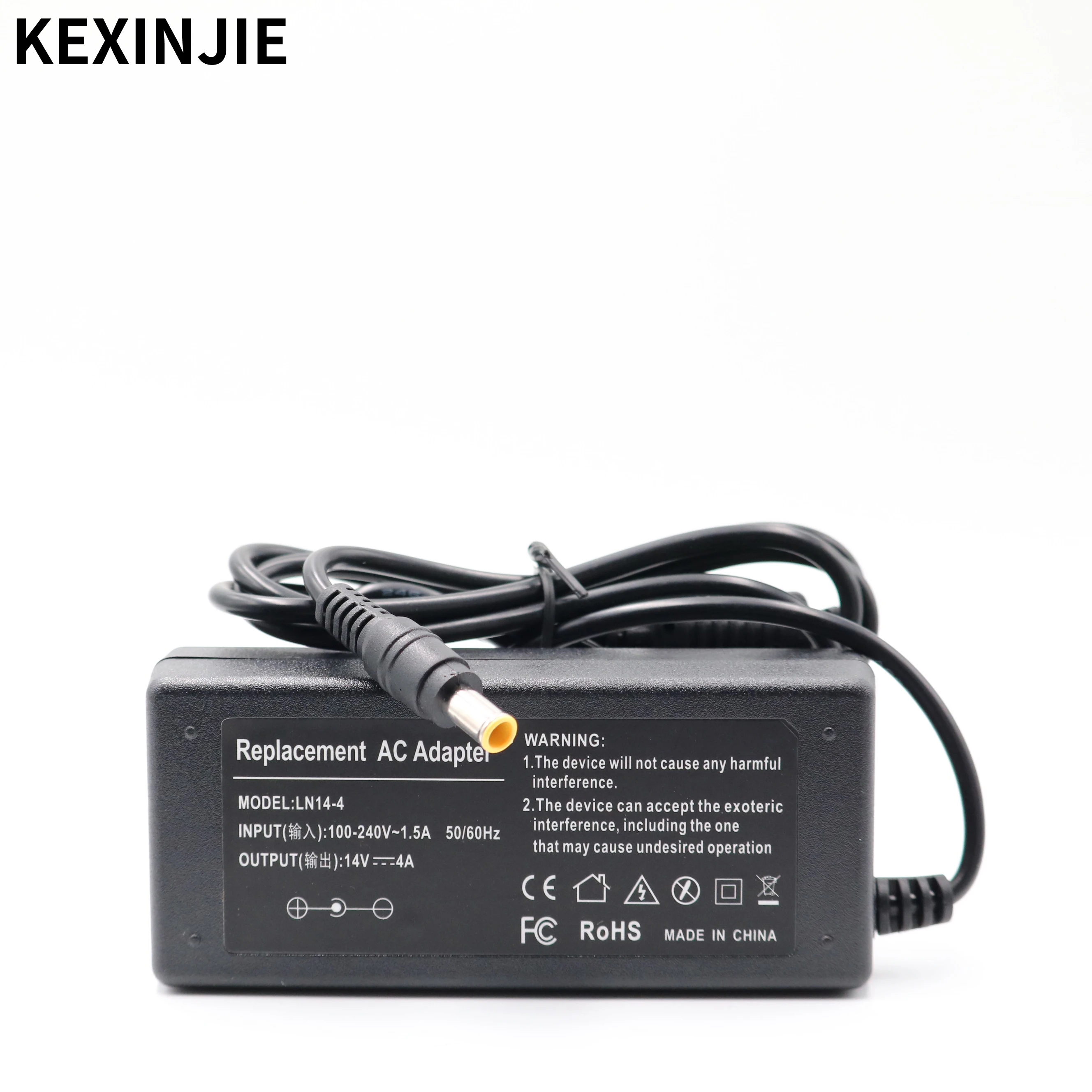 Adaptador de fuente de alimentación para portátil, 14V, 4A, 56W, para sumsang LCD SyncMaster Monitor S24A350H B2770 P2770H P2370H Notebook
