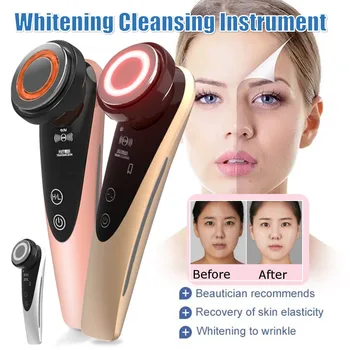 

3 IN 1 Facial Massager Microcurrent Face Lifting Face Cleansing Massager Facial Lift Face Clean RF Massager Facial Phototherapy