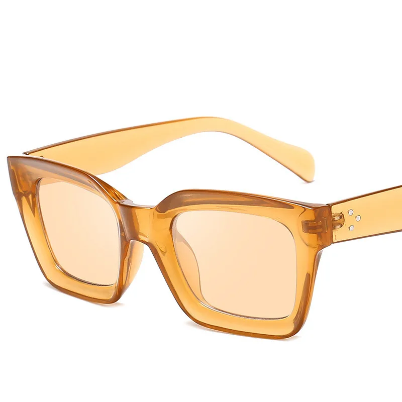 NYWOOH негабаритных солнцезащитные очки для женщин классические градиентные солнцезащитные очки женские большая оправа Известный Дизайн UV400 - Цвет линз: NO.6