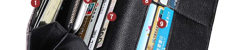 Fashion 3D Letter Genuine Leather Wallet Luxury Women Long Coin Purse Female Clutch Carteira Feminina Portefeuille Femme Cartera