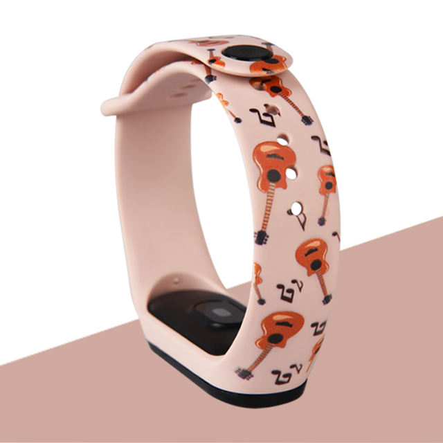 Strap For Amazfit Band 5 MiBand 6 5 4 3 Cartoon Wristband Replacement TPU Strap For Xiaomi Mi Band 6 5 4 Colorful Strap