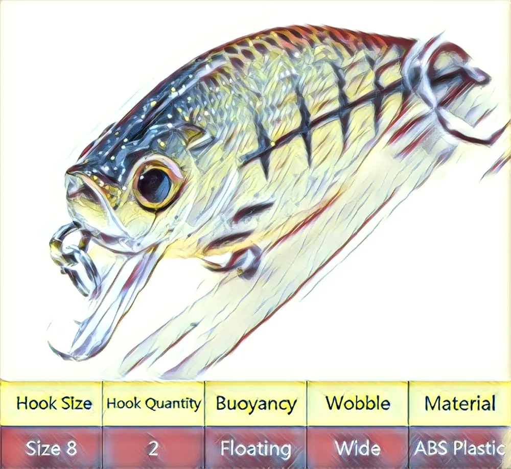 WLure, 6,5 см, 7,4 г, плоская Мускусная приманка с широким воблпом, плавающая приманка, протестированная жесткая приманка, разные цвета, приманка для рыбалки C547