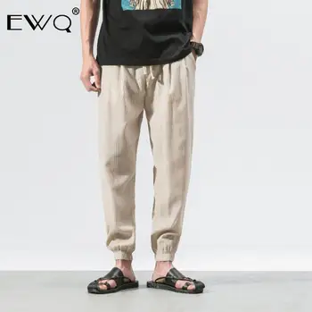 

EWQ / men's wear 2020 Summer New Casual Harem Jogger Pants Vintage Traditional Harajuku Loose Trousers Male Pants HD714