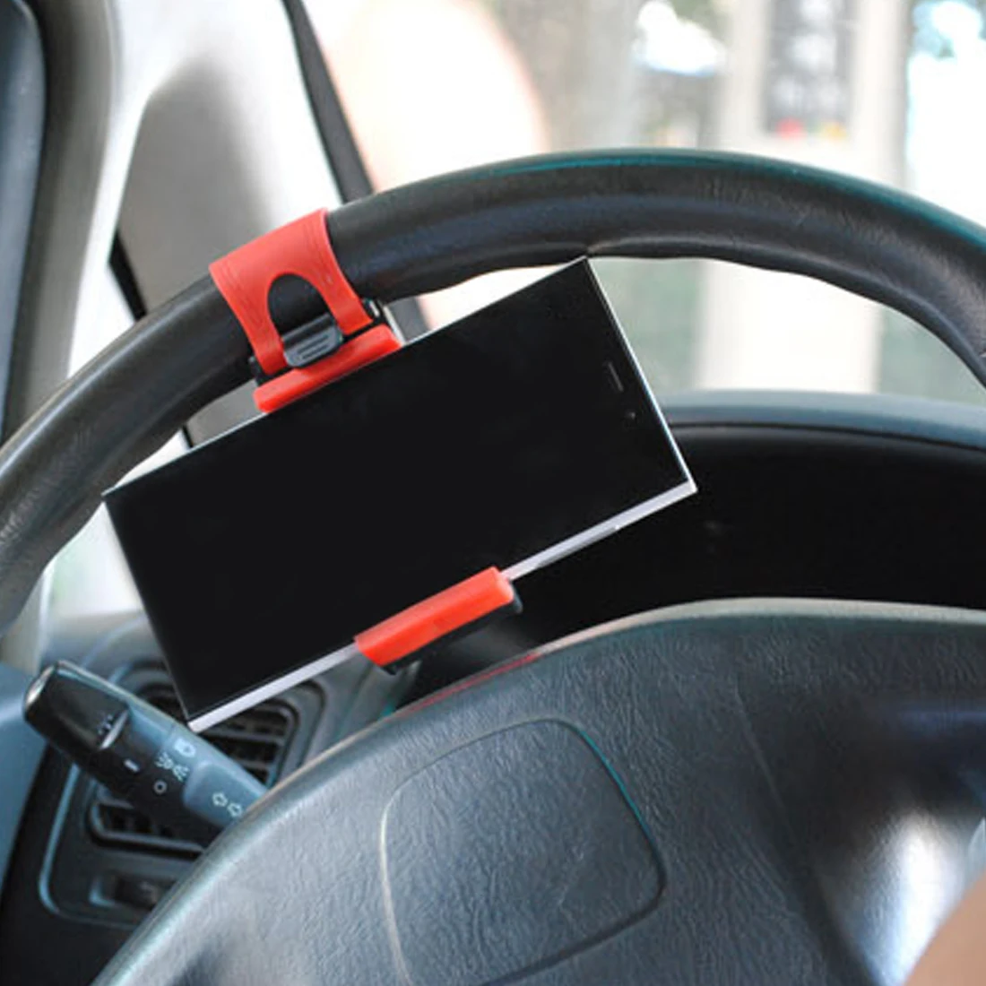 

Car Holder Mini Air Vent Steering Wheel Clip Mount Cell Phone Mobile Holder Universal For iPhone Support Bracket Stand