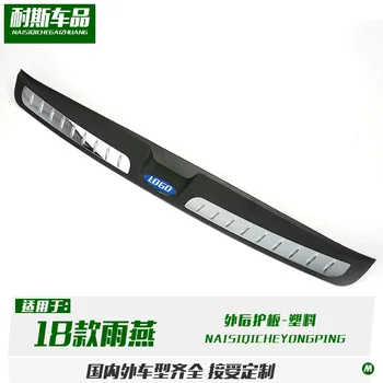 

Fit for 18 swift refitted exterior rear guard panel decoration ABS anti-collision and anti scratch strip patch