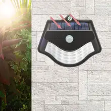 Светодиодный светильник на солнечной батарее, уличный светильник с датчиком движения, садовый светильник, садовый настенный светильник