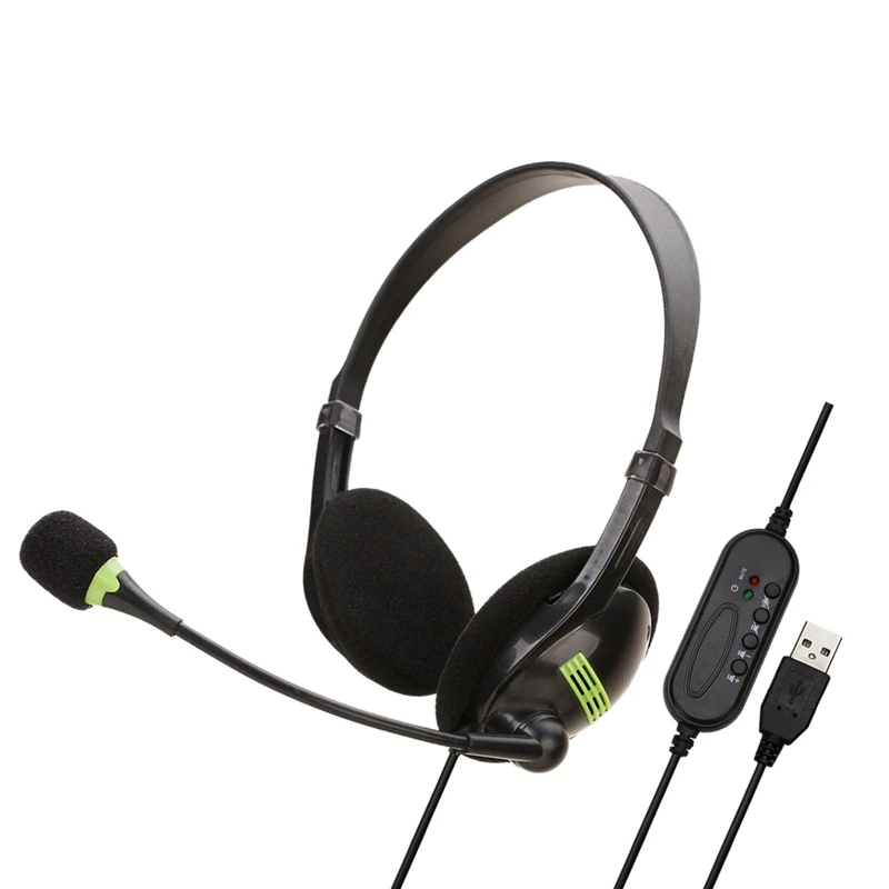 Stereo Earphones Bluetooth Portable Headphone Music Headset with Mic for PC Computer