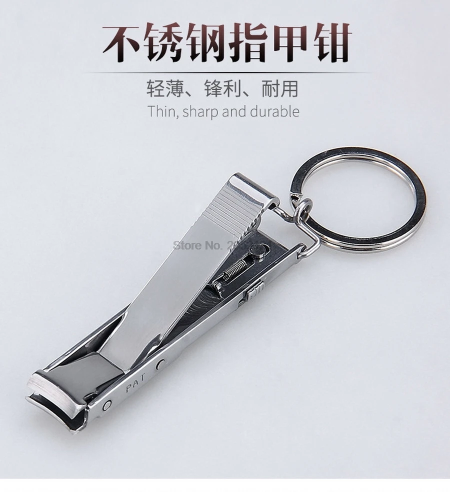 By Dhl 200pcs Stainless Steel Ultrathin Foldable Hand Toe Nail