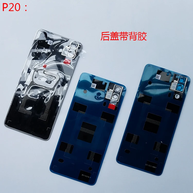 Крышка батареи для huawei P20 EML-L29 Задняя стеклянная панель корпус чехол для huawei P20 задняя крышка с объективом камеры EML-L09