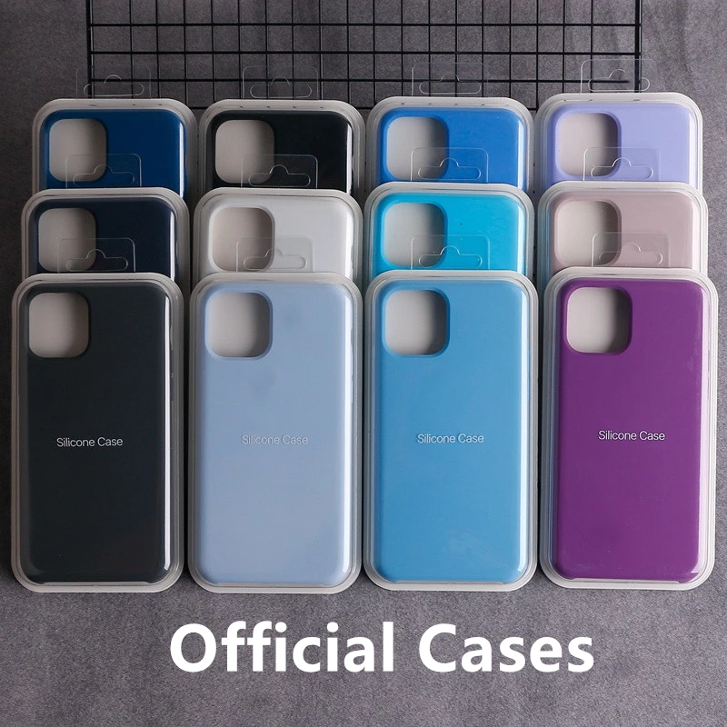 

for iPhone 11 Pro Max Case Original Official Liquid Silicone Logo Case for iPhone 7 8 Plus XR Xs Max X With Retail Box