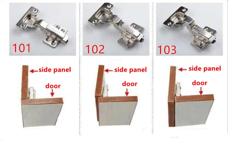 101 полностью накладные петли из нержавеющей стали Гидравлический Буфер Заслонки дверные петли шкафа мягкие закрывающие мебельные петли