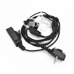 Casque talkie walkie 3.5mm, écouteur à Tube acoustique à broche unique pour la Radio Vertex VX 261 VX 231 VX 210 VX 264 VX 351 VX 354 