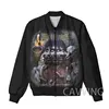 New Fashion Women/Men's  3D Print  Cradle of Filth   Zipper Bomber Jackets Men Overcoat Mens Coat Zip Up Jackets 1