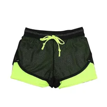 Женские спортивные брюки CY1 Короткие штаны для йоги леггинсы для фитнеса и бега тренажерный зал