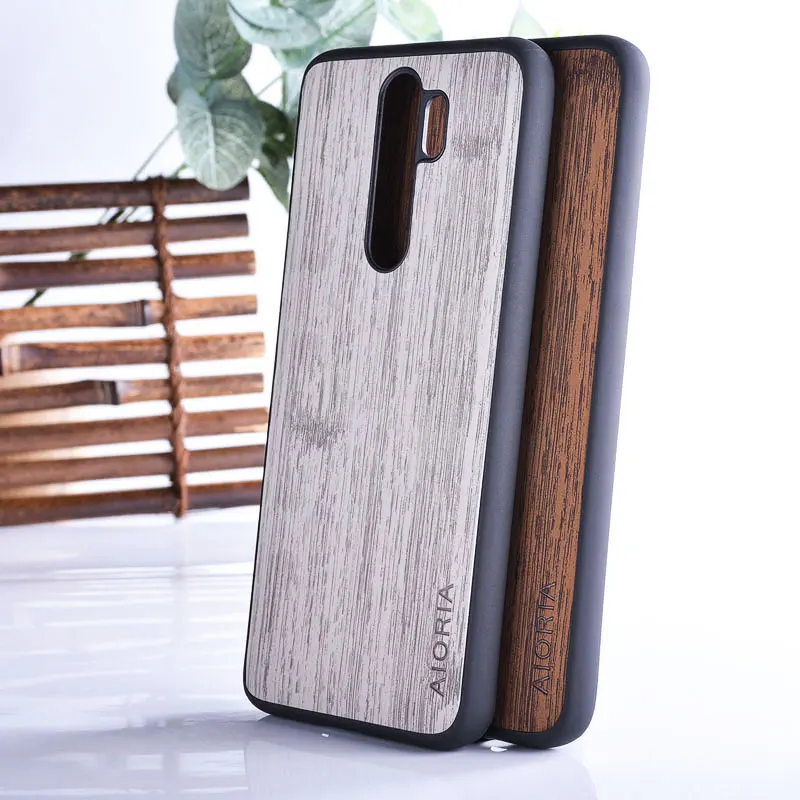 Чехол из бамбука для Xiaomi Redmi Note 8 pro 8A, приятный на ощупь, Не оставляющий следов от пальцев, чехол для Redmi Note 8 T, чехол