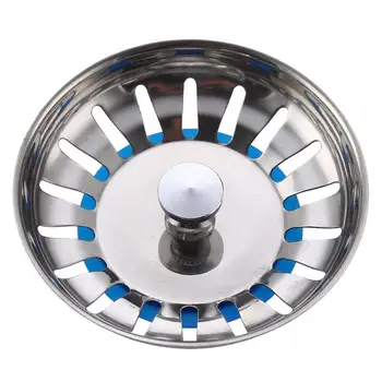 

Kitchen Sink Strainer Stopper Waste Plug Sink Filter Stainless Steel Kitchen Sink Stopper Plug for Bath Drain Bathroom Drainer