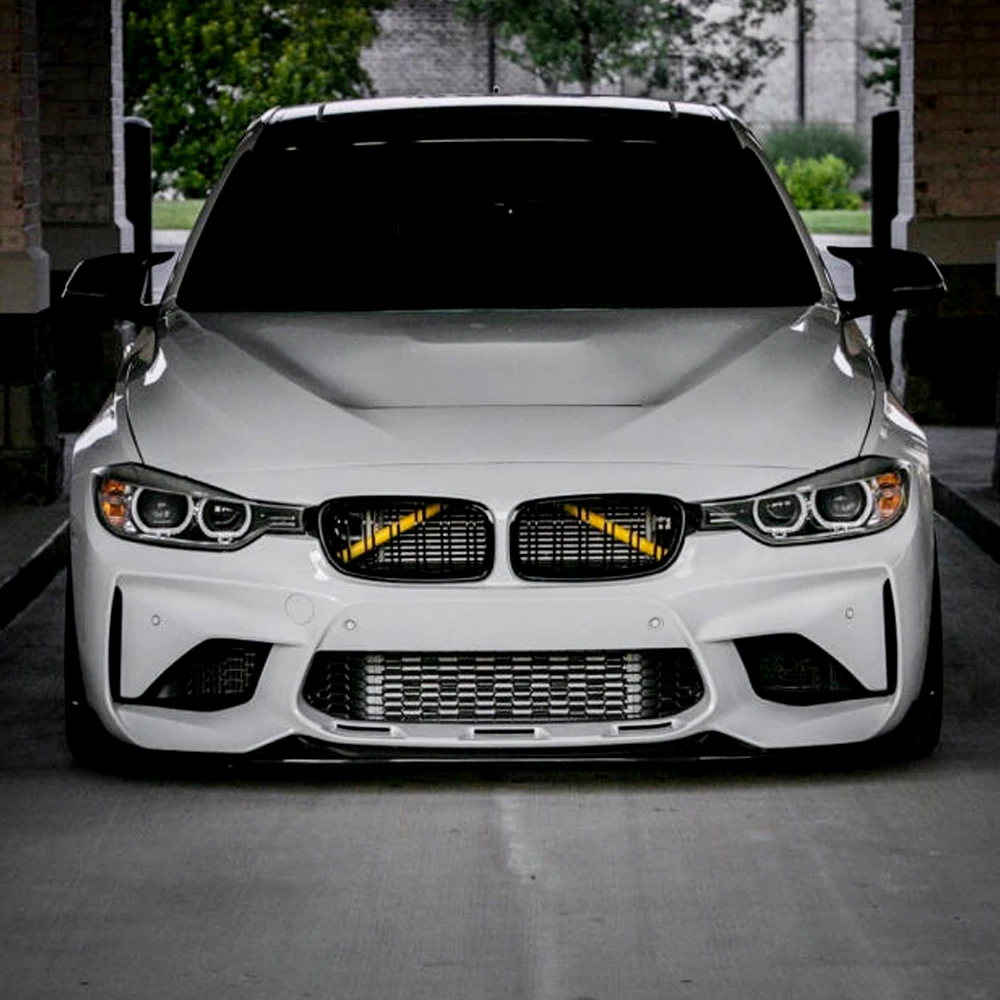 For BMW F01 F02 F03 F04 F07 F10 F18 F11 Sport Style Front Grille Trim Strips 2 Pcs Strip Cover Frame Car Decorations Stickers | Автомобили