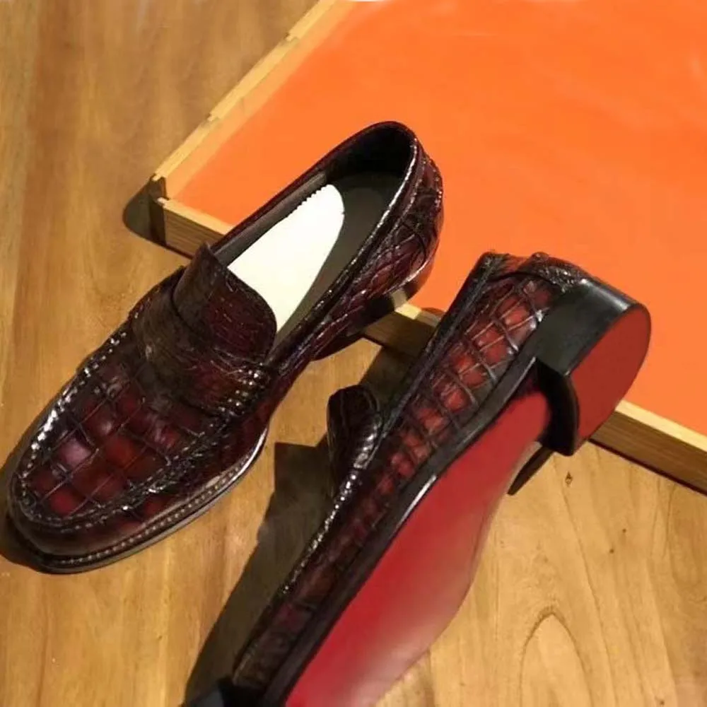 Рисунок 4 - Крокодиловая обувь yinshang для мужчин