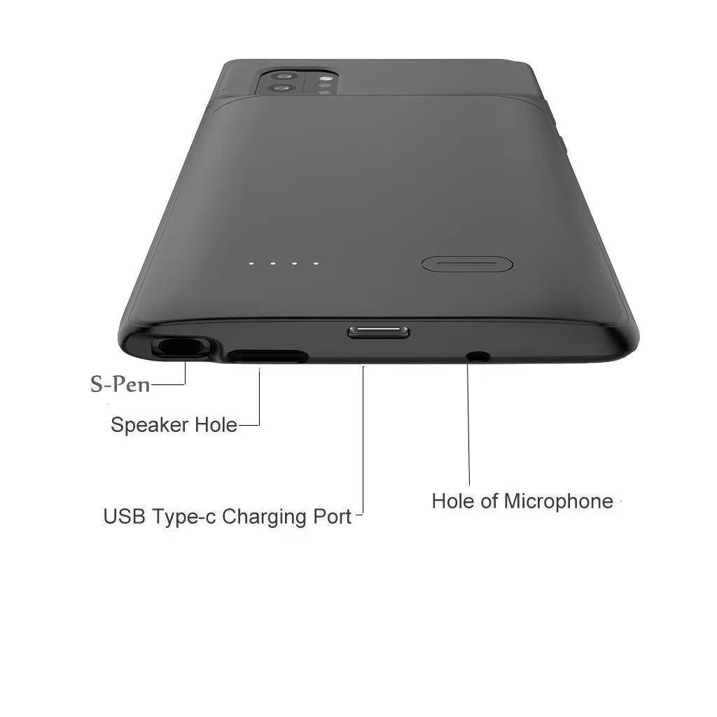 Чехол для аккумулятора для samsung Galaxy Note 10 Pro 5200/6000 мАч, чехол для зарядного устройства для samsung Galaxy Note 10, чехол для зарядного устройства