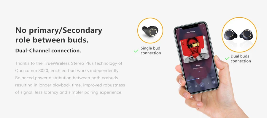 Shockbeats Bluetooth наушники TWS HiFi настоящие беспроводные наушники QCC3020 чип Aptx AAC наушники для iPhone samsung