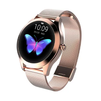 

IP68 Waterproof Smart Watch Women KW10 Heart Rate Monitor Health Reminder Multi-Sport Mode Fitness Tracker Connect IOS Android