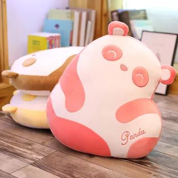 

New Color Nantian Crooked Panda Plush Toy Pillow Stretch Down Cotton Cute Panda Pillow Doll Rag Doll Desk Lunch Break Party Pill