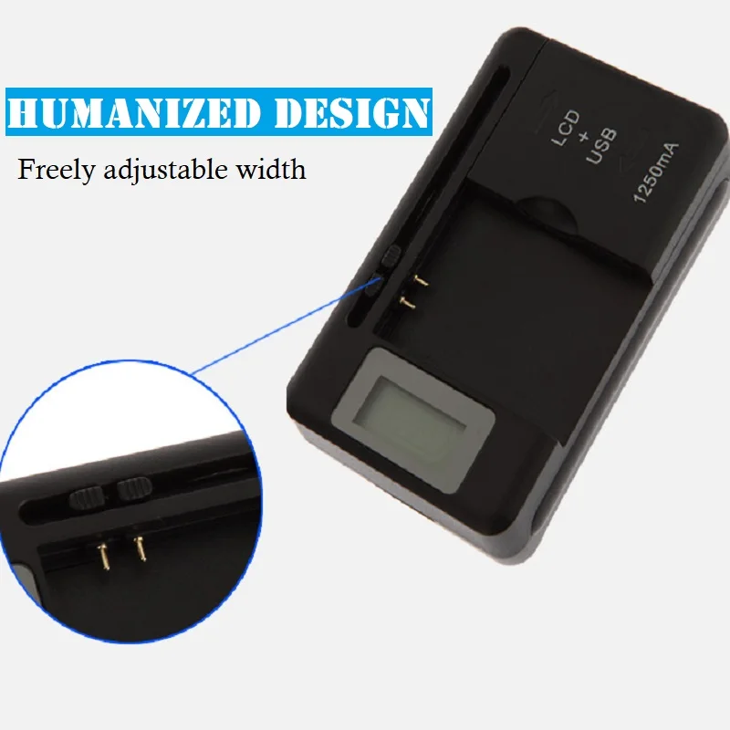 Charger Adapter Battery Charger Power Supply Adapter Battery Charger Adapter Mobile Battery Charger Universal LCD Indicator Screen