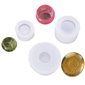 

Bowl Plate Silicone Mold Resin Jewelry Making Mould Epoxy Pendant Craft DIY Tool