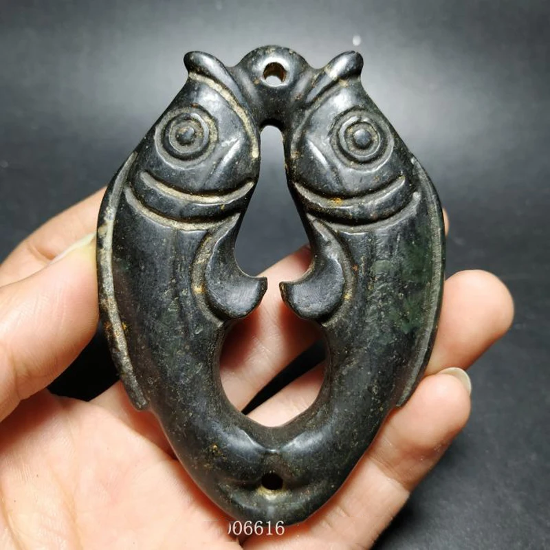 

Collection of Iron Meteorite Pisces Jade with Jade Peiyu Brand