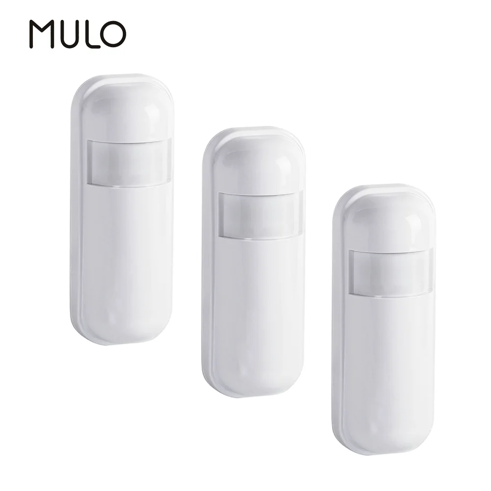 MULO PIR Infrared Motion Sensor Wireless Detector Movement 433MHz for Security Burglar Alarm System wireless keypad alarm system Alarms & Sensors