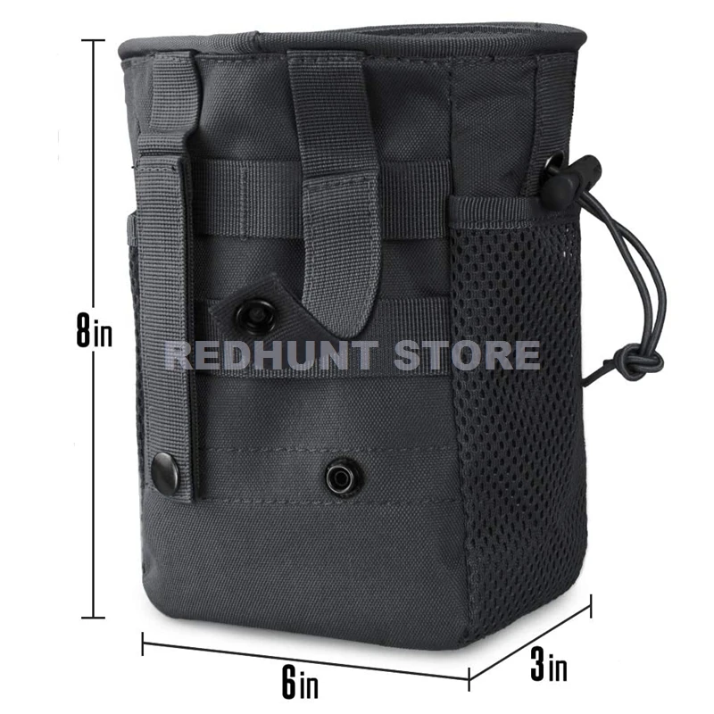 Taktische Molle Kordelzug Magazin Dump Tasche Einstellbare Utility Gürtel Fanny Hüfte Holster Tasche Outdoor Munition Lagerung Pack – Detail 2