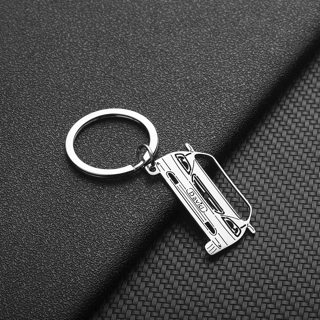 QIMING Silver Simple Vintage Keychain Bags Women Men Key Ring Kids Boys Car Pendant Holder Gift | Украшения и аксессуары