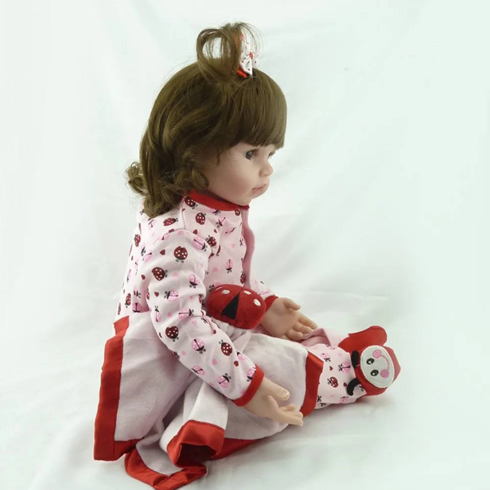 NPK 48 см Reborn Super Baby Lifelike baby Bonecas кукла Bebes Reborn Brinquedos Reborn игрушки для детей подарок на день рождения