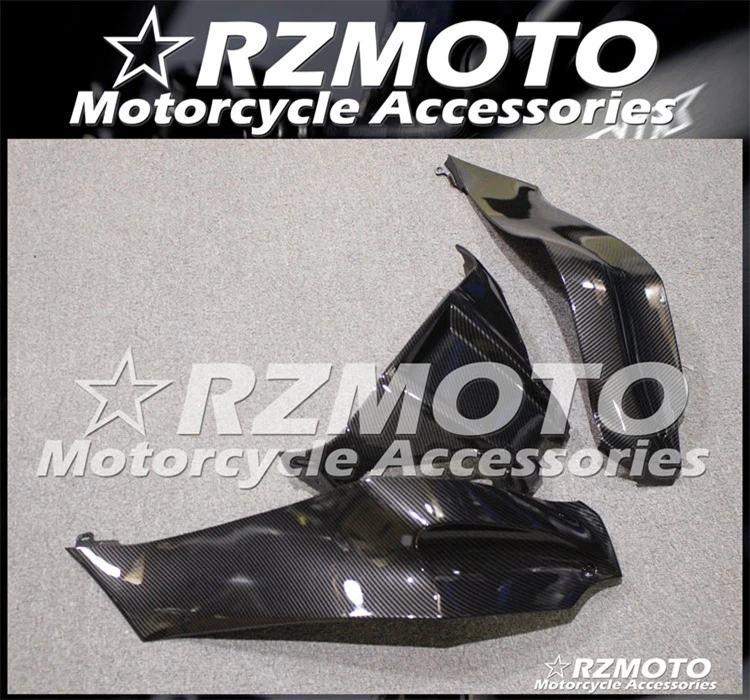 Подходит для Kawasaki ZX10R ZX-10R 2011-- ABS углеродное волокно краска бак боковая пластина топливный бак крышка обтекателя
