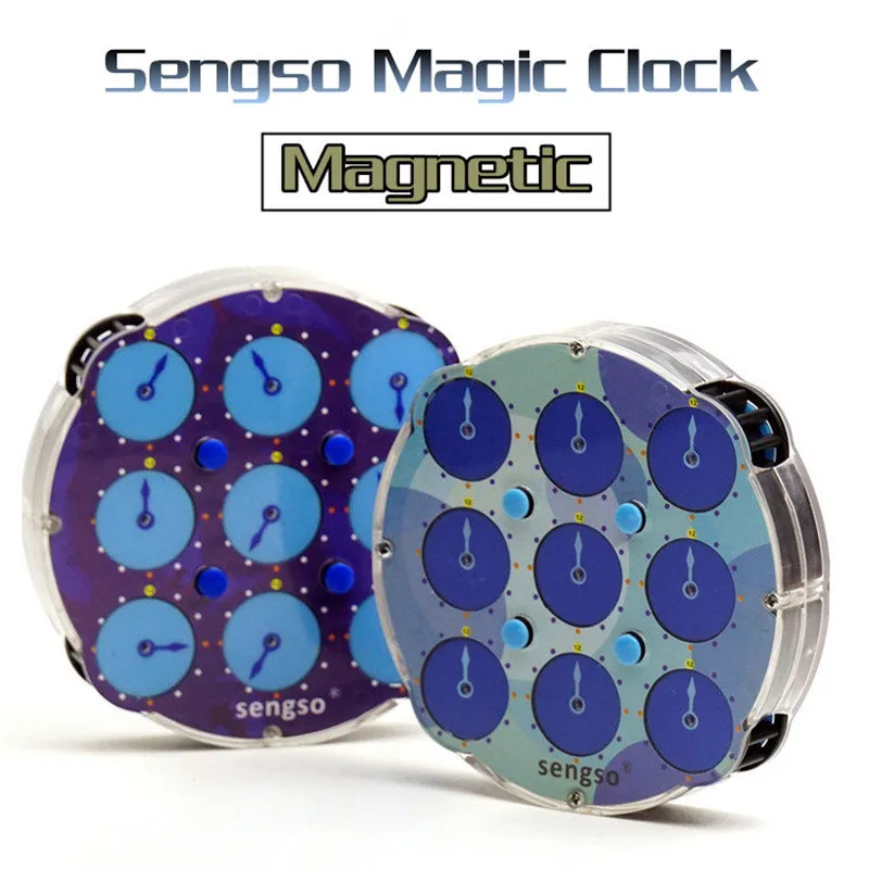 

Sengso Magic Magnetic Clock Shengshou Clock Puzzle Cubes Magnets Speed Cube Clock
