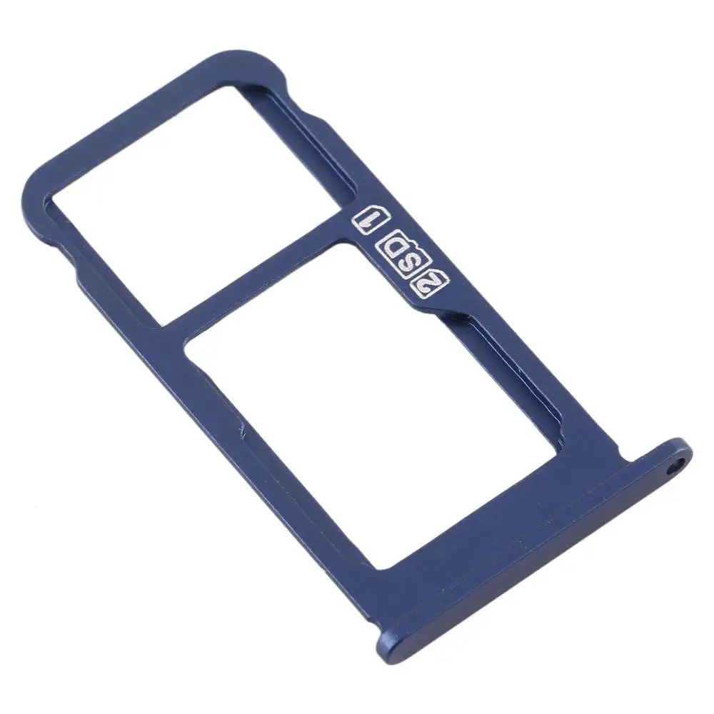Синий Лоток для sim-карт+ лоток для sim-карт/лоток для карт памяти Micro SD для Nokia 7,1/TA-1100 TA-1096 TA-1095 TA-1085 TA-1097 TA - Цвет: Синий